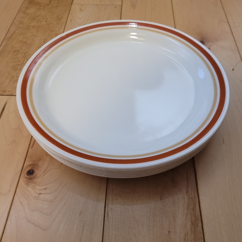 6 Corelle Cinnamon luncheon plates